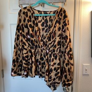 Leopard blouse